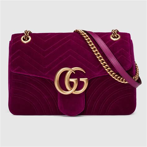 gucci velvet marmont bag price|gucci marmont bag sale.